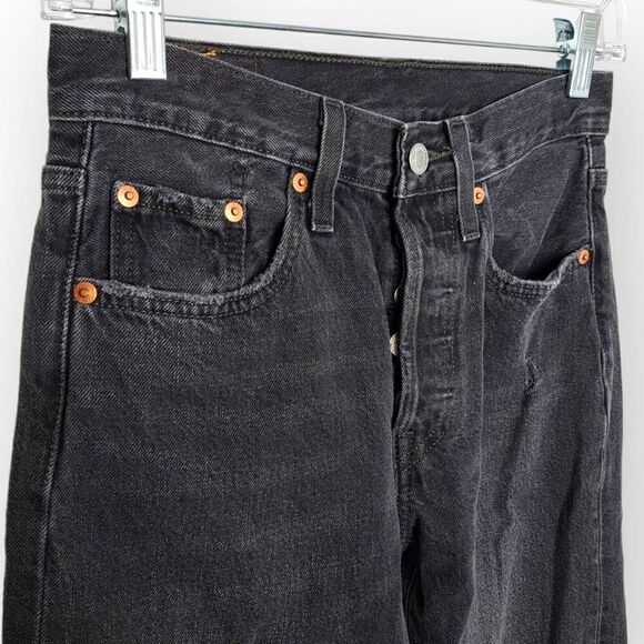 Levi's Premium Big E 501 Jeans in Charcoal Wash size 25 - Picture 2 of 11